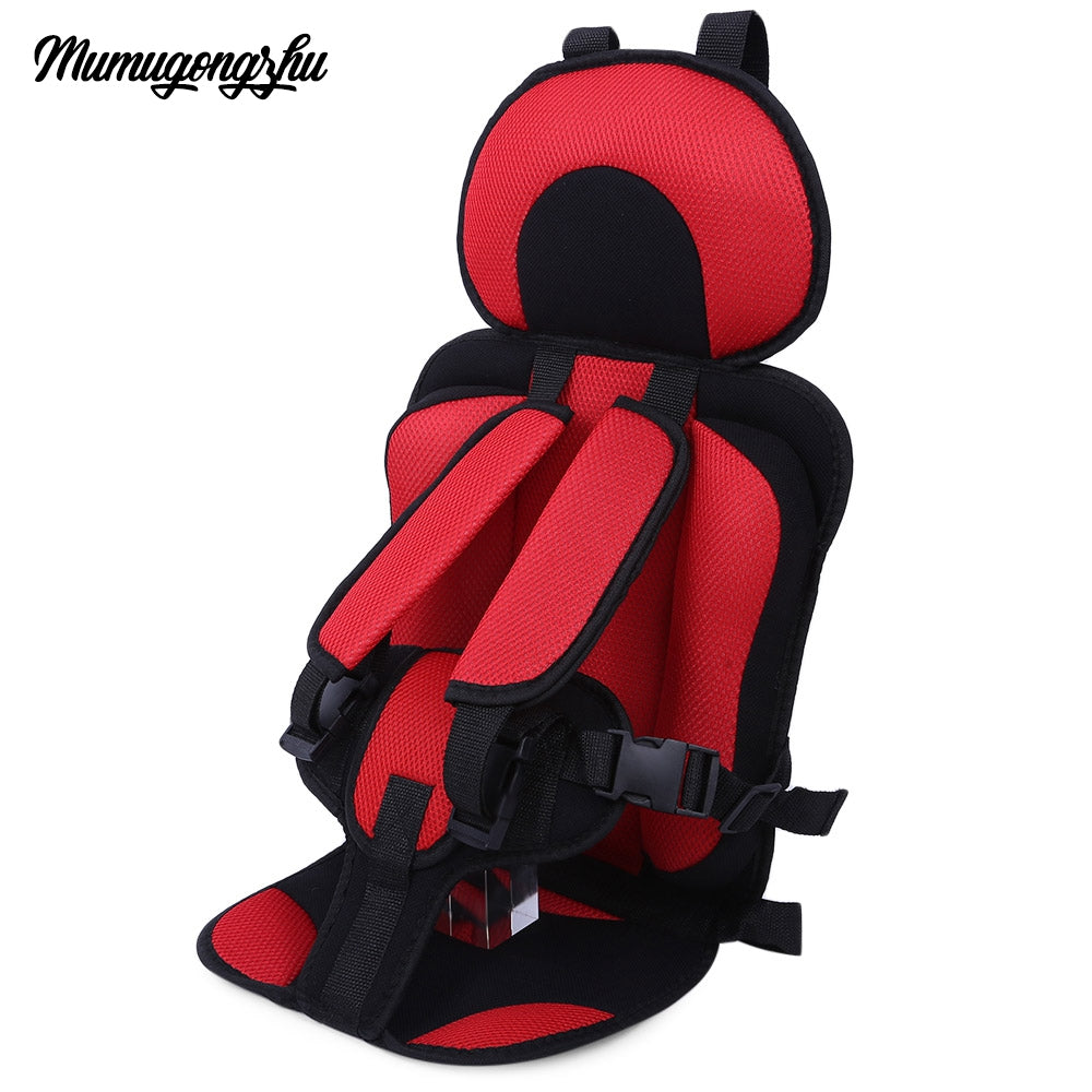 Mumugongzhu Kids Safety Thickening Cotton Adjustable Children Car Seat